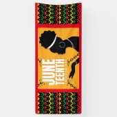 Vinyl Banner Juneteenth Celebration (Vertikal)