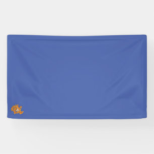 Vinyl Banner, rot, grau, orange, braun Banner