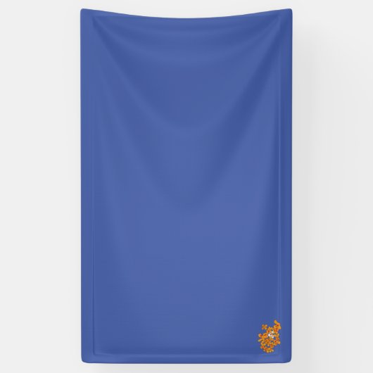 Vinyl Banner, rot, grau, orange, braun Banner (Vertikal)