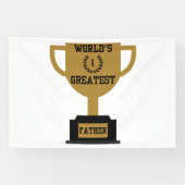 Vinyl-Banner zum Weltrekord am Vater 4x6 Banner (Horizontal)
