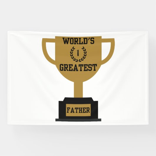 Vinyl-Banner zum Weltrekord am Vater 4x6 Banner (Horizontal)