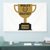 Vinyl-Banner zum Weltrekord am Vater 4x6 Banner (Messe)