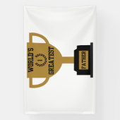 Vinyl-Banner zum Weltrekord am Vater 4x6 Banner (Vertikal)