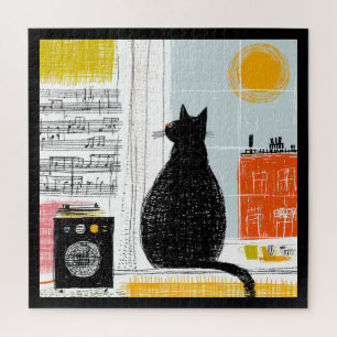 Vinyl Black Cat High Rise Live Set Puzzle
