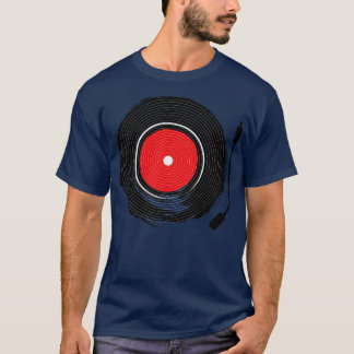 Vinyl-Bürste T-Shirt