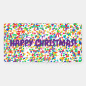 Vinyl Christmas Banner (Horizontal)