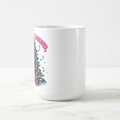 Vinyl Christmas Tree Music Lovers Kaffeetasse (Mittel)