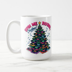 Vinyl Christmas Tree Music Lovers Kaffeetasse