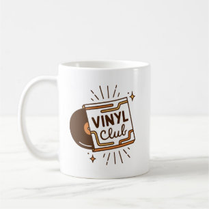 Vinyl-Club Analog-Musik Schallplattenliebhaber Kaffeetasse