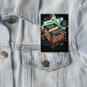Vinyl Crate Music Button (Insitu)