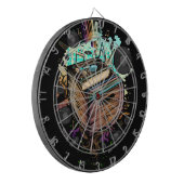 Vinyl Crate Music Dartscheibe (Vorderseite Links)