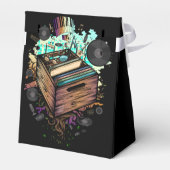 Vinyl Crate Music Geschenkschachtel (Rückseite)