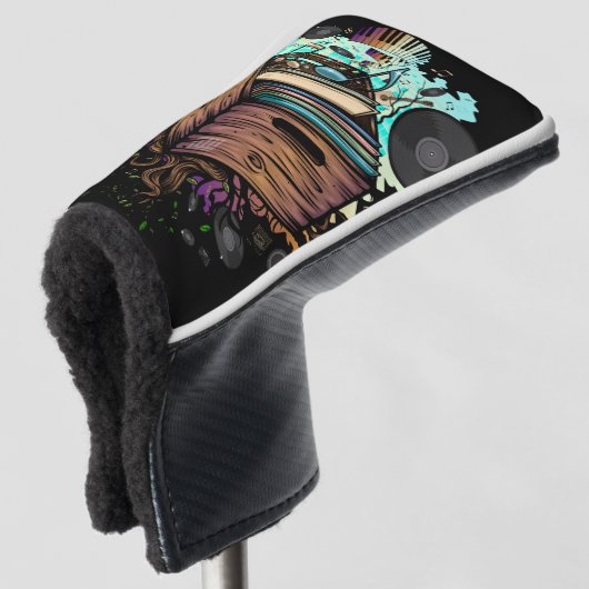 Vinyl Crate Music Golf Headcover (3/4 Vorderseite)