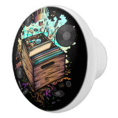 Vinyl Crate Music Keramikknauf (Rechts)