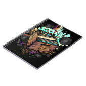 Vinyl Crate Music Notizblock (Linke Seite)