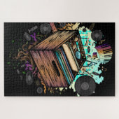 Vinyl Crate Music Puzzle (Horizontal)