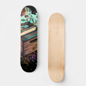 Vinyl Crate Music Skateboard (Vorderseite)