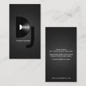 Vinyl DJ Business Card Visitenkarte (Vorne/Hinten)