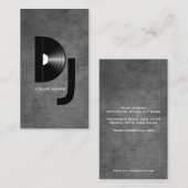 Vinyl DJ Business Card Visitenkarte (Vorne/Hinten)