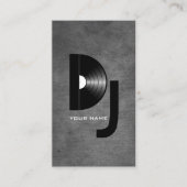 Vinyl DJ Business Card Visitenkarte (Vorderseite)