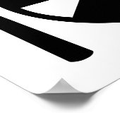 Vinyl DJ Menü Poster (Ecke)