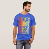 Vinyl DJ Shirt Retro Style Mixer (Vorne ganz)