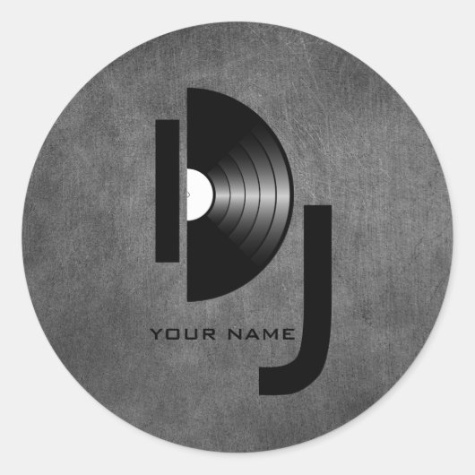Vinyl DJ Sticker (Vorderseite)