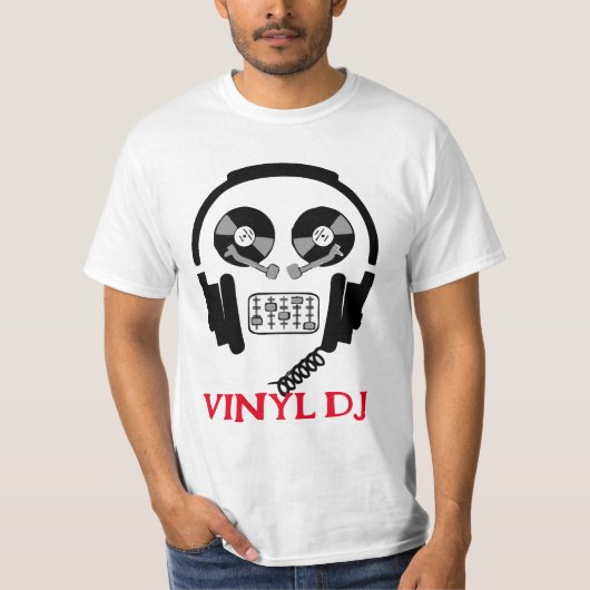 Vinyl DJ T-Shirt (Vorderseite)