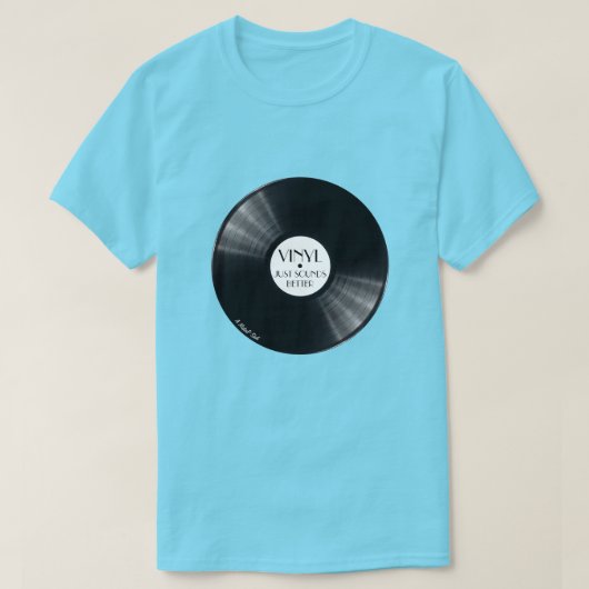 Vinyl - Ein MisterP-Shirt T-Shirt (Design vorne)