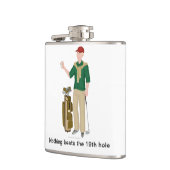 Vinyl eingewickelte Flasche Flachmann (Links)