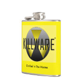 Vinyl eingewickelte KillWare® Flasche Flachmann (Links)