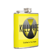 Vinyl eingewickelte KillWare® Flasche Flachmann (Rechts)