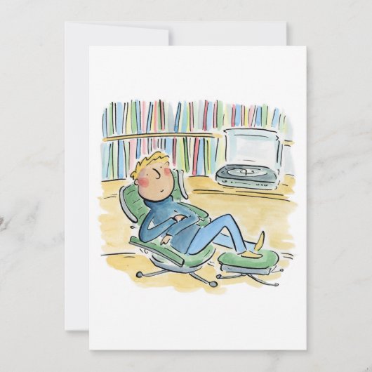 Vinyl Einladung (Vorderseite)