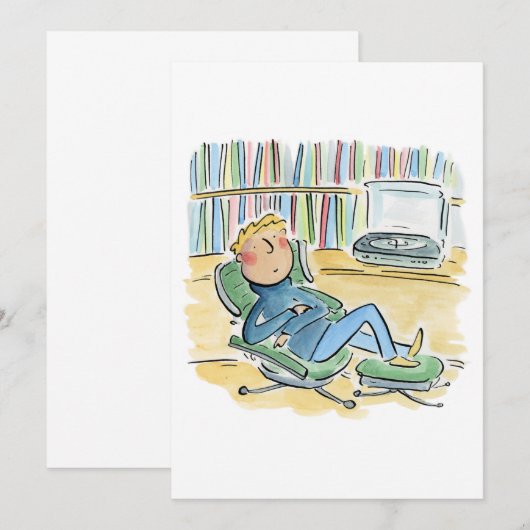 Vinyl Einladung (Vorne/Hinten)