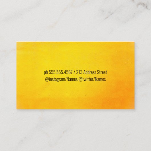 Vinyl Flame-Logo aufzeichnen | Musik Visitenkarte (Rückseite)