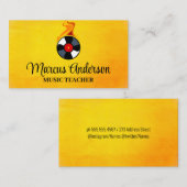 Vinyl Flame-Logo aufzeichnen | Musik Visitenkarte (Vorne/Hinten)