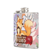 Vinyl Flask 6oz : Trust Me (hellgrau) Flachmann (Links)