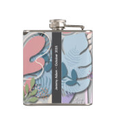 Vinyl Flask 6oz : Trust Me (hellgrau) Flachmann (Rückseite)