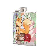 Vinyl Flask 6oz : Trust Me (hellgrün) Flachmann (Links)