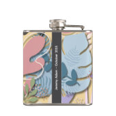 Vinyl Flask 6oz : Trust Me (hellorange) Flachmann (Rückseite)