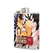 Vinyl Flask 6oz : Trust Me (schwarz) Flachmann (Links)