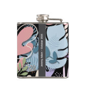 Vinyl Flask 6oz : Trust Me (schwarz) Flachmann (Rückseite)