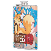 Vinyl Flask 8oz : Trust Me (blau) Flachmann (Links)
