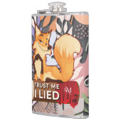 Vinyl Flask 8oz : Trust Me (grau) Flachmann (Links)