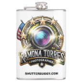 Vinyl Flask Flachmann (Vorderseite)