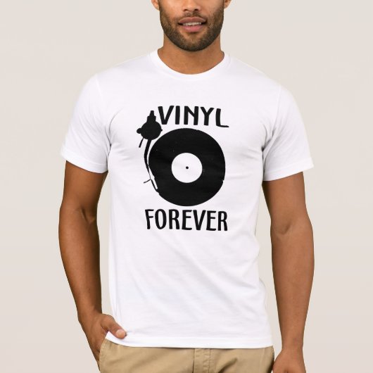 Vinyl für immer T-Shirt (Vorderseite)