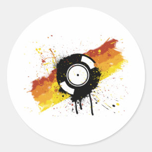 Vinyl Graffiti Runder Aufkleber