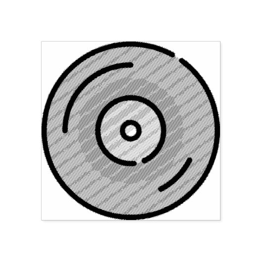 Vinyl Gummistempel (Prägung)