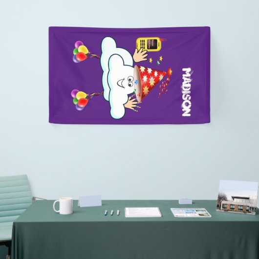 Vinyl Happy Birthday Calendar IPhone Text Cloud Banner (Messeveranstaltung)