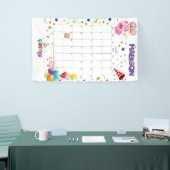 Vinyl Happy Birthday Calendar Juni 2022 Banner (Messeveranstaltung)
